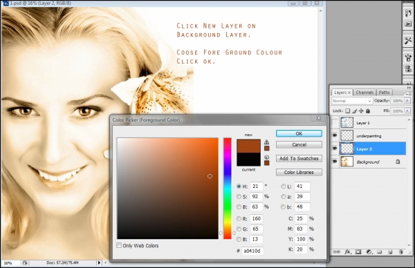 Creation of Love In Her Eyes....: Step 8